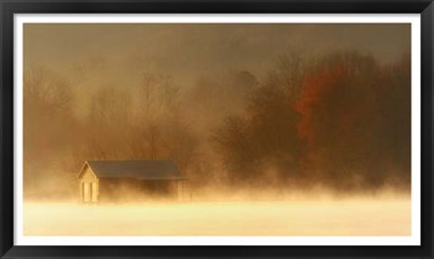 Framed Morning on Spring Creek Print