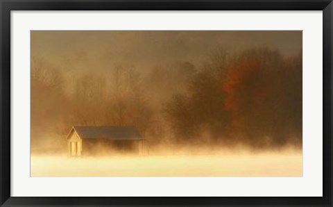 Framed Morning on Spring Creek Print