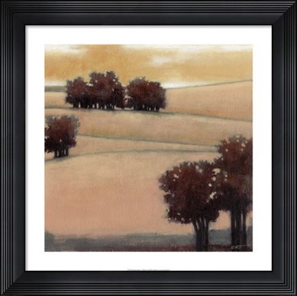 Framed Blushing Hills I Print