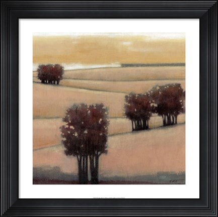 Framed Blushing Hills II Print