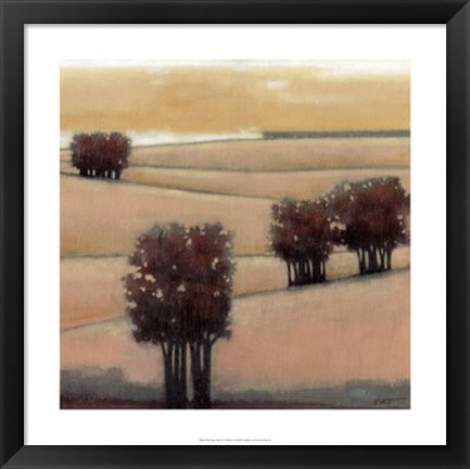 Framed Blushing Hills II Print