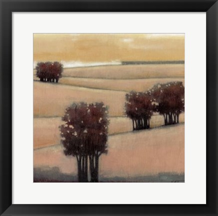 Framed Blushing Hills II Print