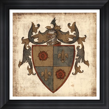 Framed Noble Heritage I Print