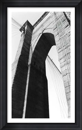 Framed Brooklyn Bridge I Print