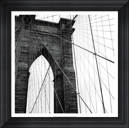 Framed Brooklyn Bridge II Print
