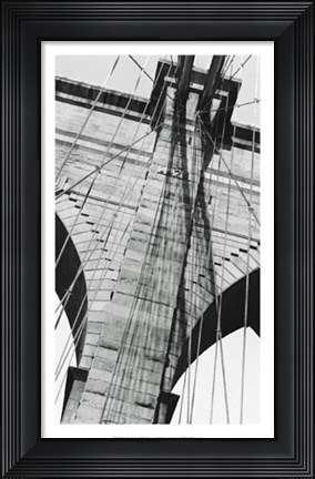 Framed Brooklyn Bridge III Print