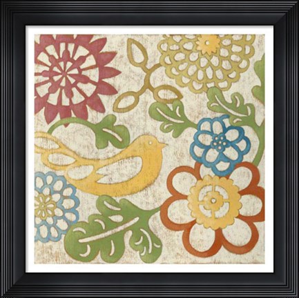 Framed Summer Song I Print