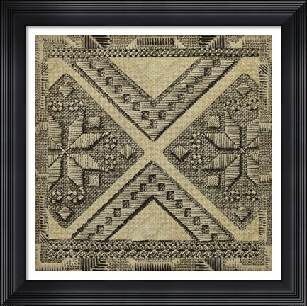 Framed Kuba Detail II Print