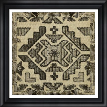 Framed Kuba Detail III Print