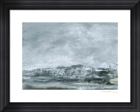 Framed Sea View III Print