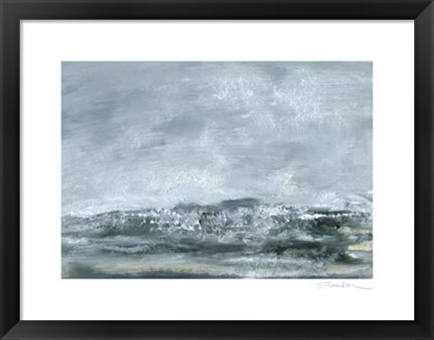 Framed Sea View III Print