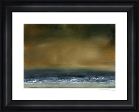 Framed Sea View VIII Print