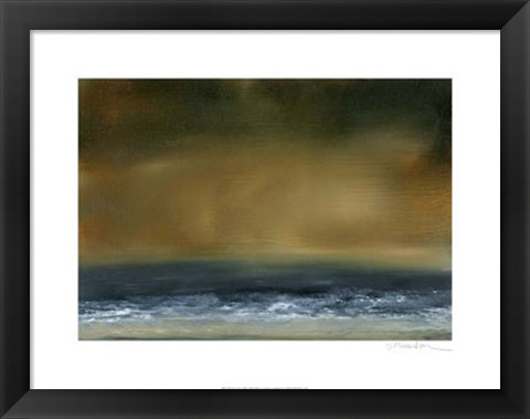 Framed Sea View VIII Print