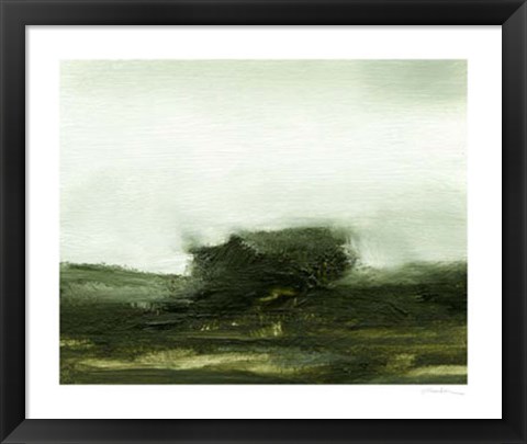 Framed Verdant II Print