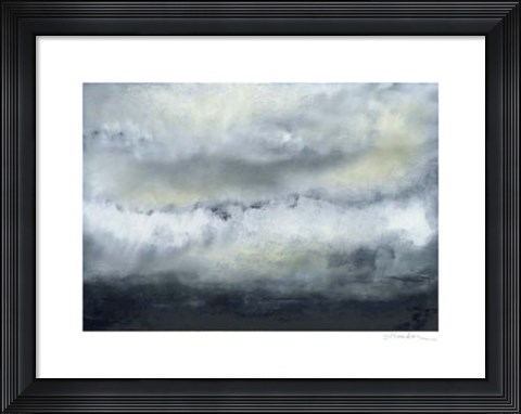 Framed Clouds V Print