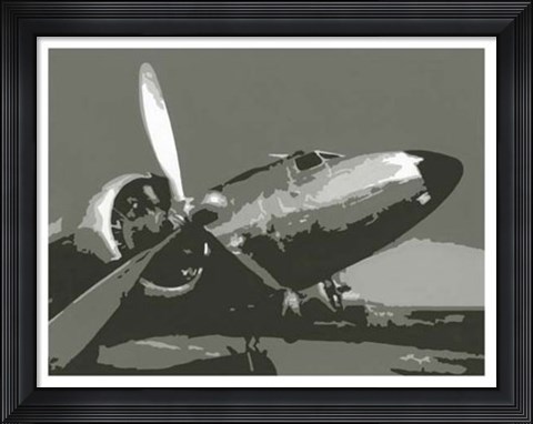 Framed Classic Aviation I Print