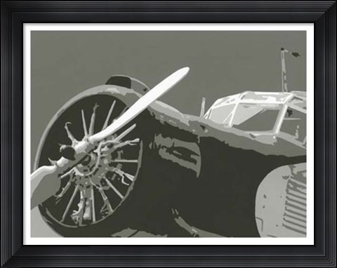 Framed Classic Aviation II Print