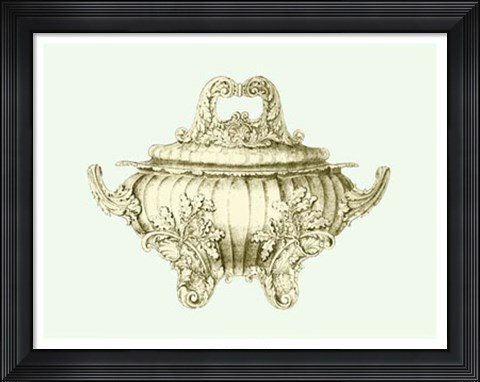 Framed Celadon Porcelain II Print