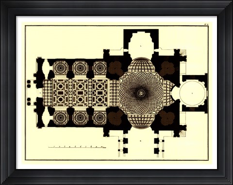 Framed French Marquetry II Print