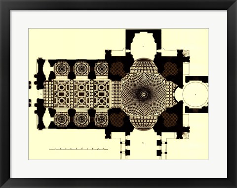 Framed French Marquetry II Print