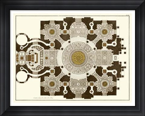 Framed French Marquetry III Print