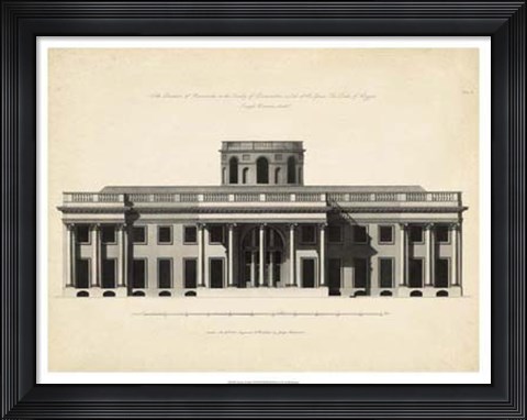 Framed Antique Facade I Print
