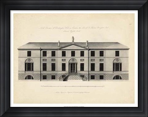 Framed Antique Facade II Print