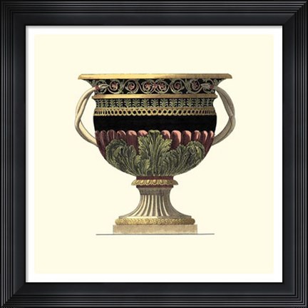 Framed Large Giardini Urn II Print