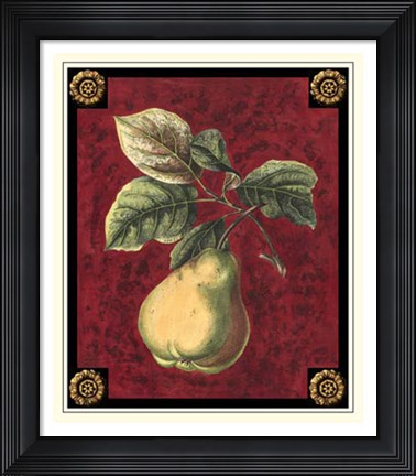 Framed Poire De Portugal Print
