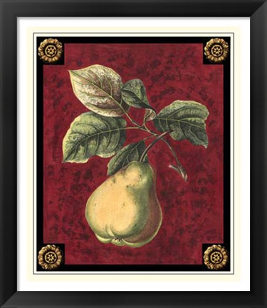 Framed Poire De Portugal Print