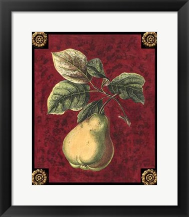 Framed Poire De Portugal Print