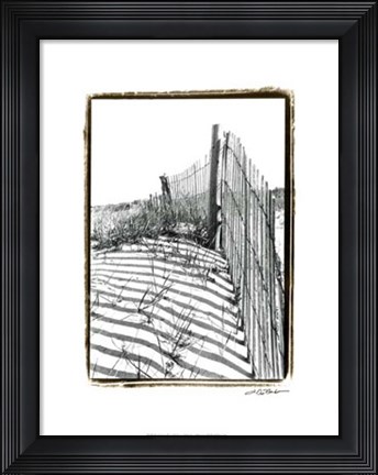 Framed Beach Scape IV Print