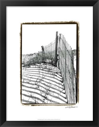 Framed Beach Scape IV Print
