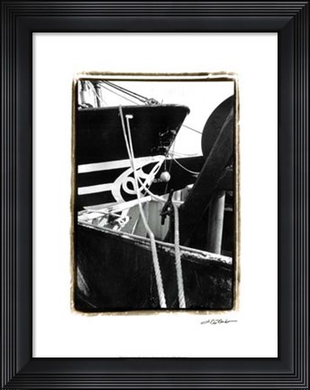 Framed Fishing Trawler III Print