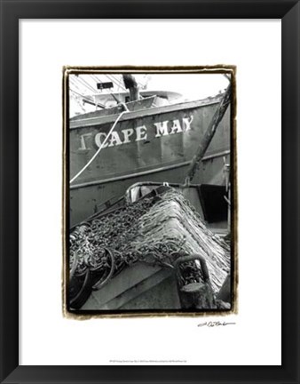 Framed Fishing Trawler- Cape May Print