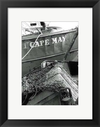 Framed Fishing Trawler- Cape May Print