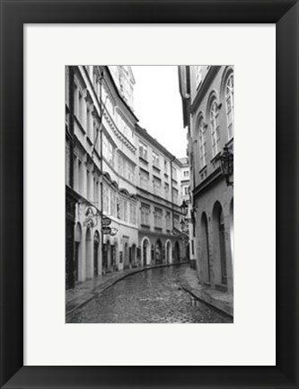 Framed Streets of Prague I Print