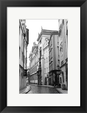 Framed Streets of Prague II Print