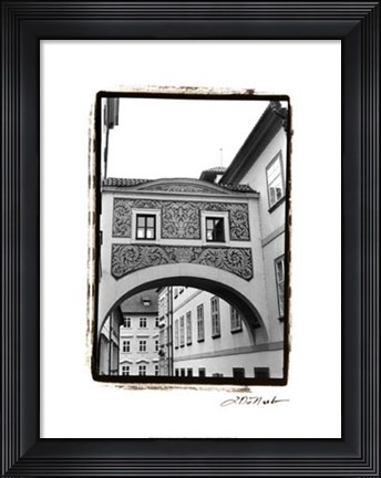 Framed Splendors of Prague III Print