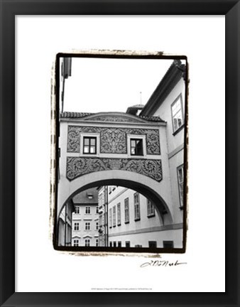 Framed Splendors of Prague III Print
