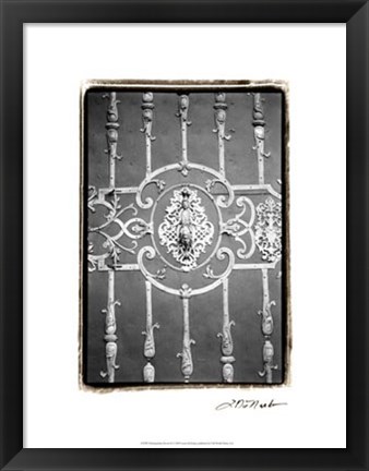 Framed Distinguished Doors II Print