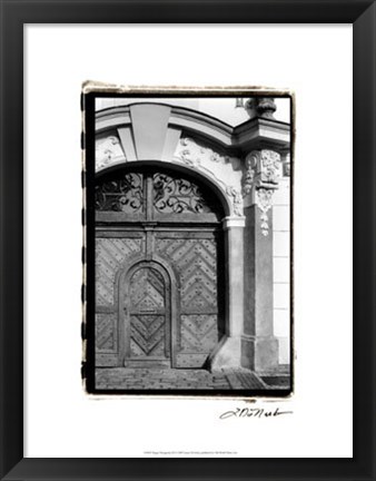 Framed Prague Passageway III Print