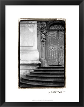 Framed Prague Passageway IV Print