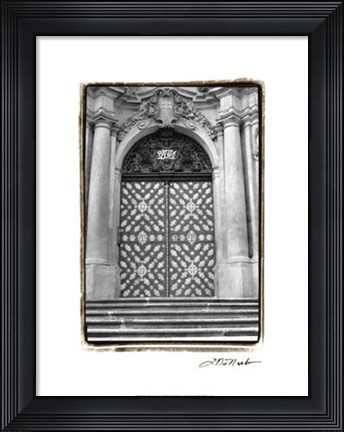 Framed Prague Passageway V Print