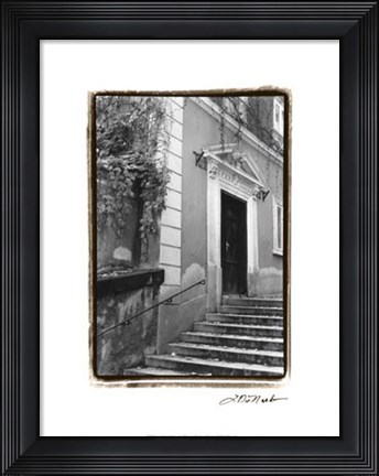 Framed Passing through Prague I Print