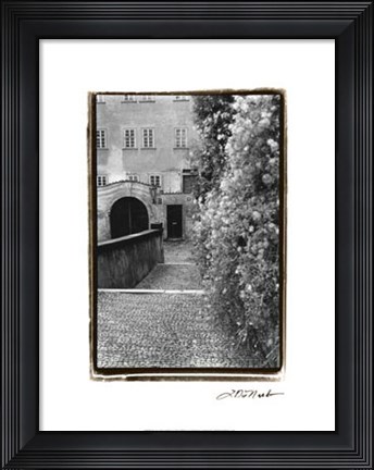 Framed Passing through Prague II Print