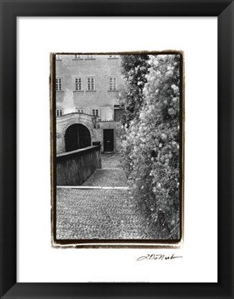 Framed Passing through Prague II Print
