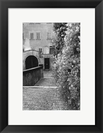 Framed Passing through Prague II Print