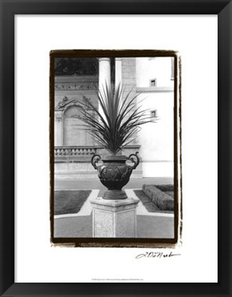 Framed Royal Urn I Print
