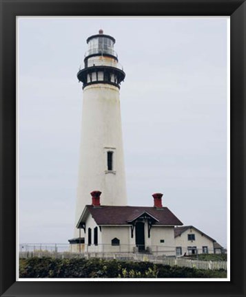 Framed Pigeon Point Lighthouse Print